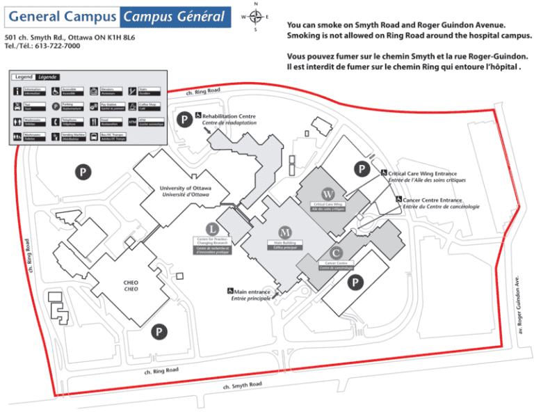 General Hospital Ottawa : Visiting Hours, Parking and Maps