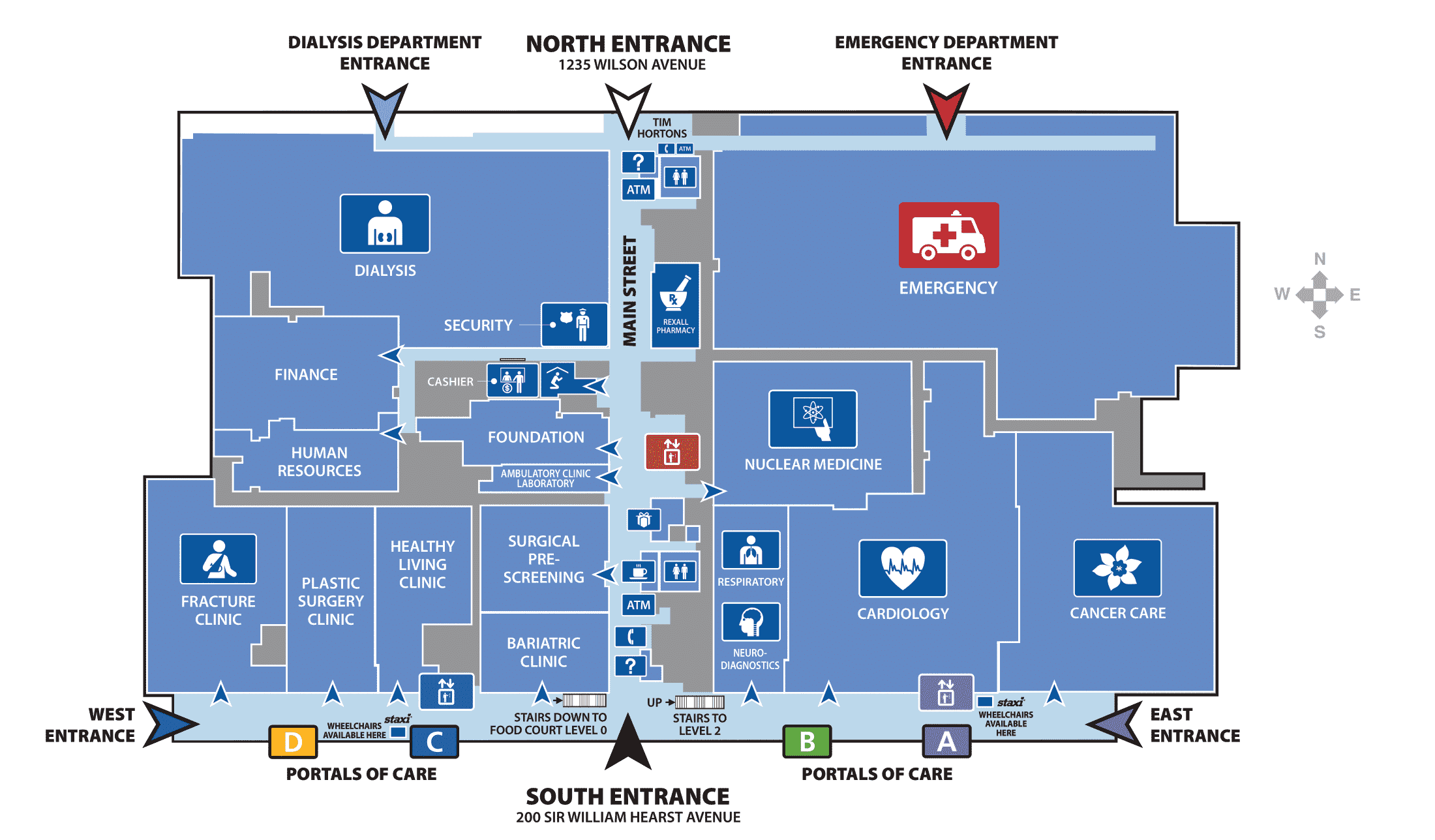 Humber River Hospital Phone Map Parking South Entrance   Humber River Hospital South Entr 